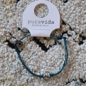 Pura Vida Teal Bracelet